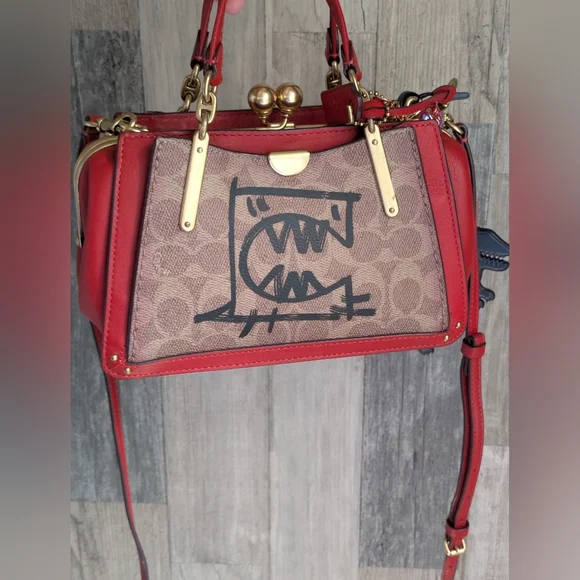 Coach Dreamer 21 Signature Rexy By Guang yu With Rexy Charm - Picture 4 of 16